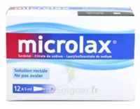 Microlax Sorbitol Citrate Et Laurilsulfoacetate De Sodium S Rect En Récipient Unidose 12récip-unidoses-can/5ml à BANTZENHEIM