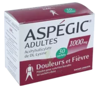 Aspegic Adultes 1000 Mg, Poudre Pour Solution Buvable En Sachet-dose 30 à BANTZENHEIM