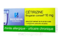 Cetirizine Biogaran Conseil 10 Mg, Comprimé Pelliculé Sécable à BANTZENHEIM