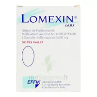 Lomexin 600 Mg Caps Molle Vaginale Plq/1 à BANTZENHEIM
