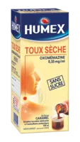 Humex 0,33 Mg/ml Solution Buvable Toux Sèche Oxomemazine Sans Sucre édulcorée à L'acésulfame Potassique Fl/150ml à BANTZENHEIM