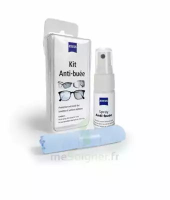 Zeiss Kit Spray Antibuée Fl/15ml + Tissu Microfibres à BANTZENHEIM