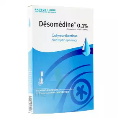 Desomedine 0,1 % Collyre Sol 10fl/0,6ml à BANTZENHEIM