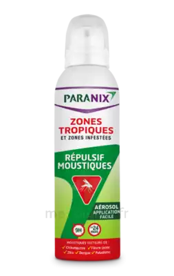 Paranix Moustiques Lotion Zones Tropicales Aérosol/125ml à BANTZENHEIM